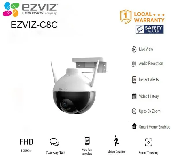 EZVIZ C8C Wifi Camera Outdoor Camera – HIKVISION Pakistan | CCTV