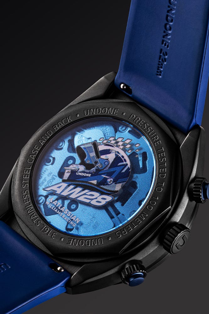 F1名門のウィリアムズと要注目の時計ブランド、アンダーンが