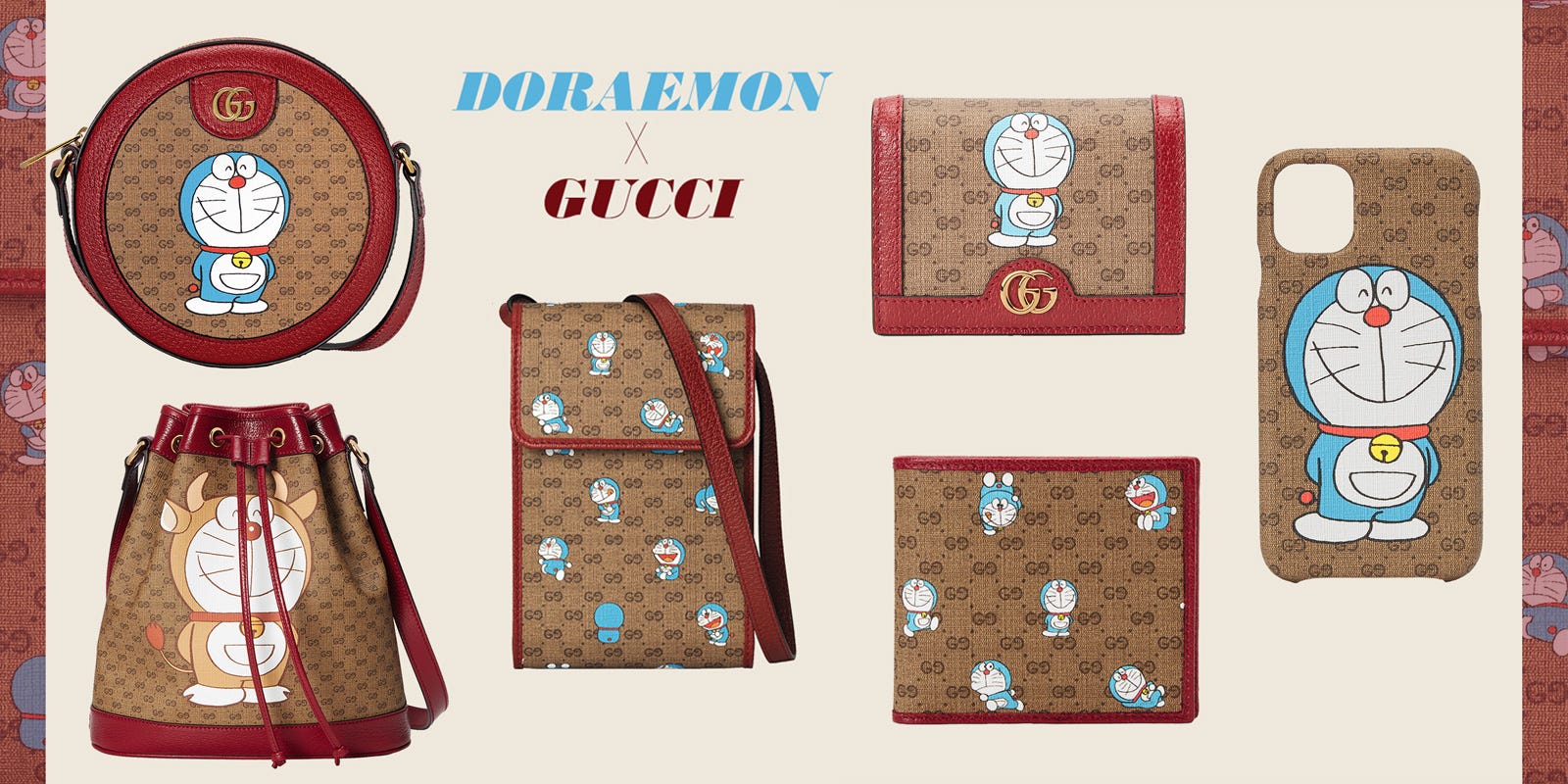 ドラえもんと「グッチ」がコラボ！ 話題のコレクションどれを狙う？