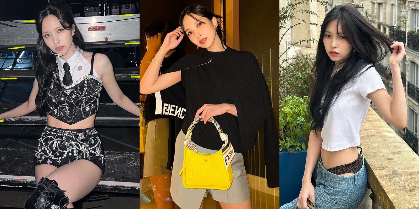 TWICEミナの美脚をいかした着こなし、おしゃれ私服＆衣装30スタイル