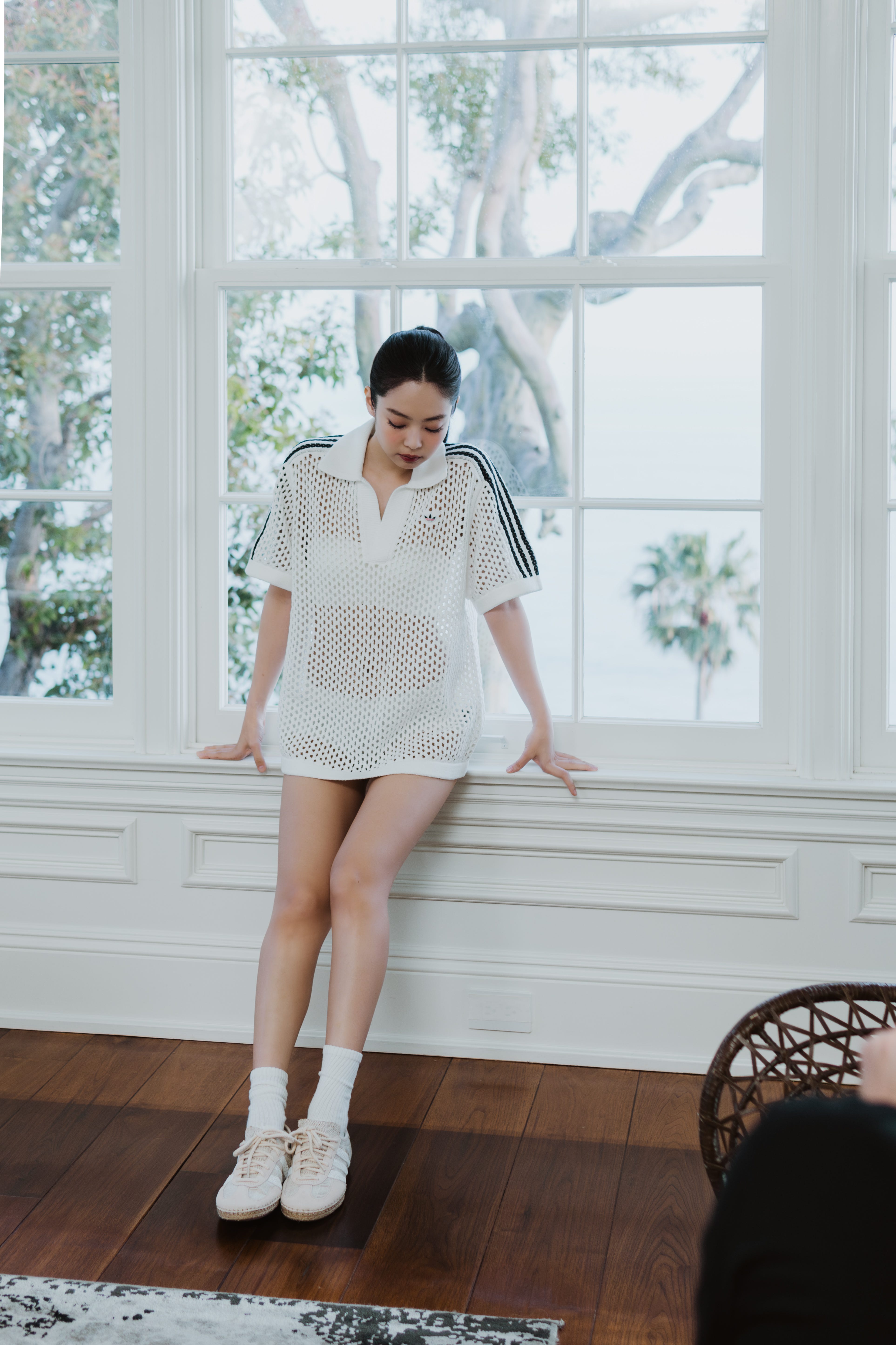 Exclusive: Jennie Embraces Tennis-core in New Adidas Campaign