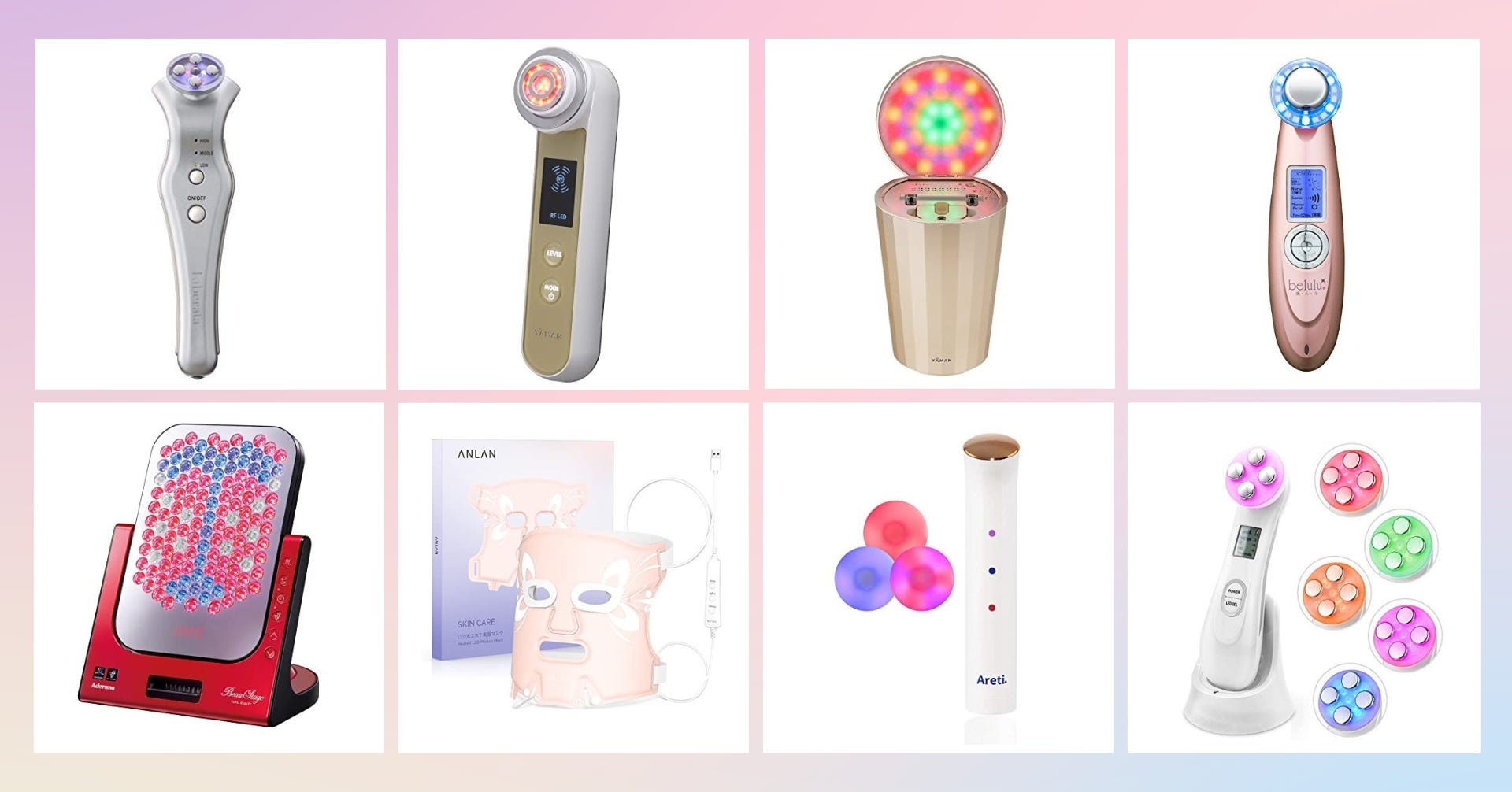 LED美顔器の人気おすすめ20選！ 色によって期待できる効果を美容皮膚科