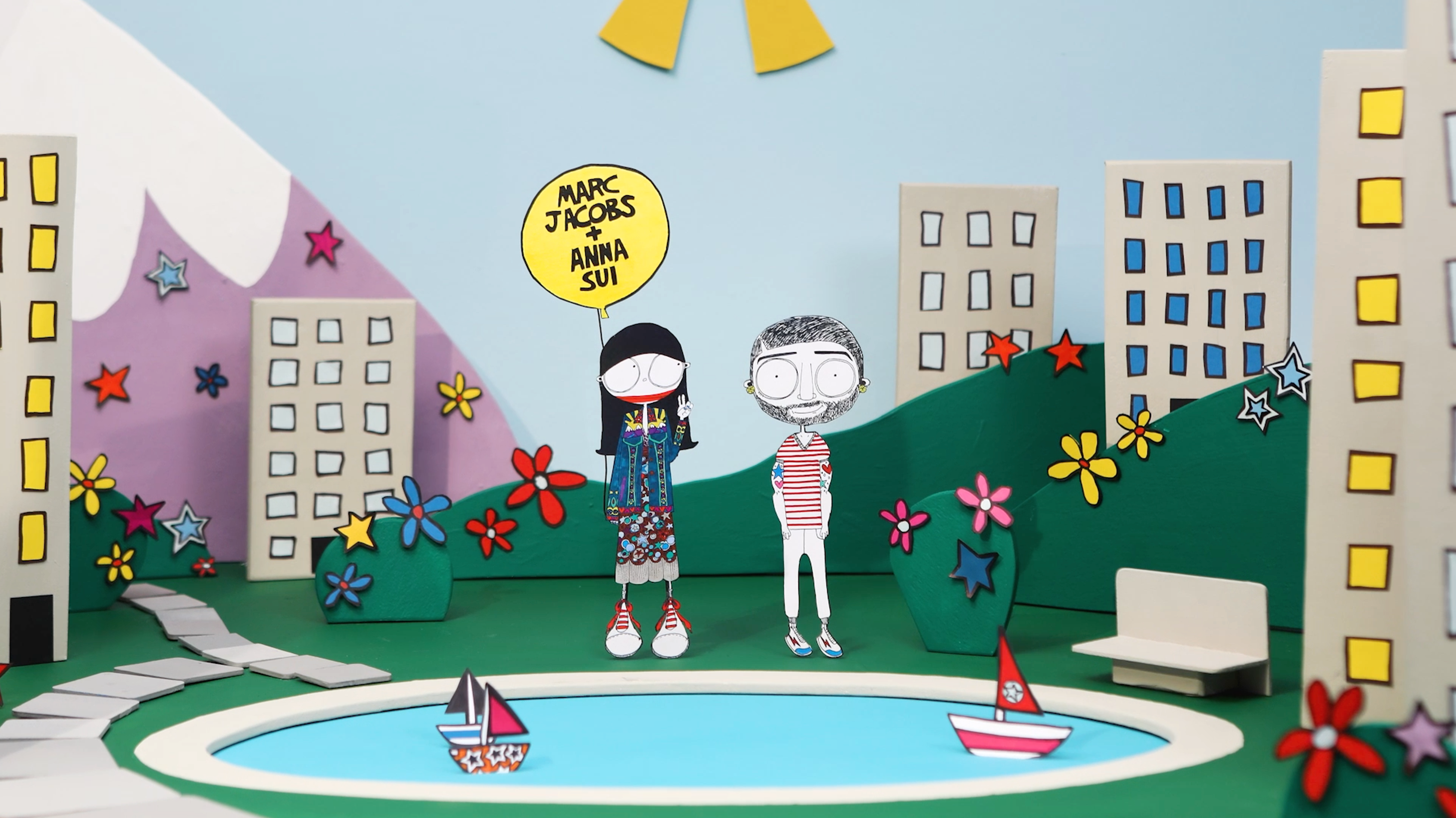 マーク ジェイコブス」が40周年を祝し「アナ スイ」との