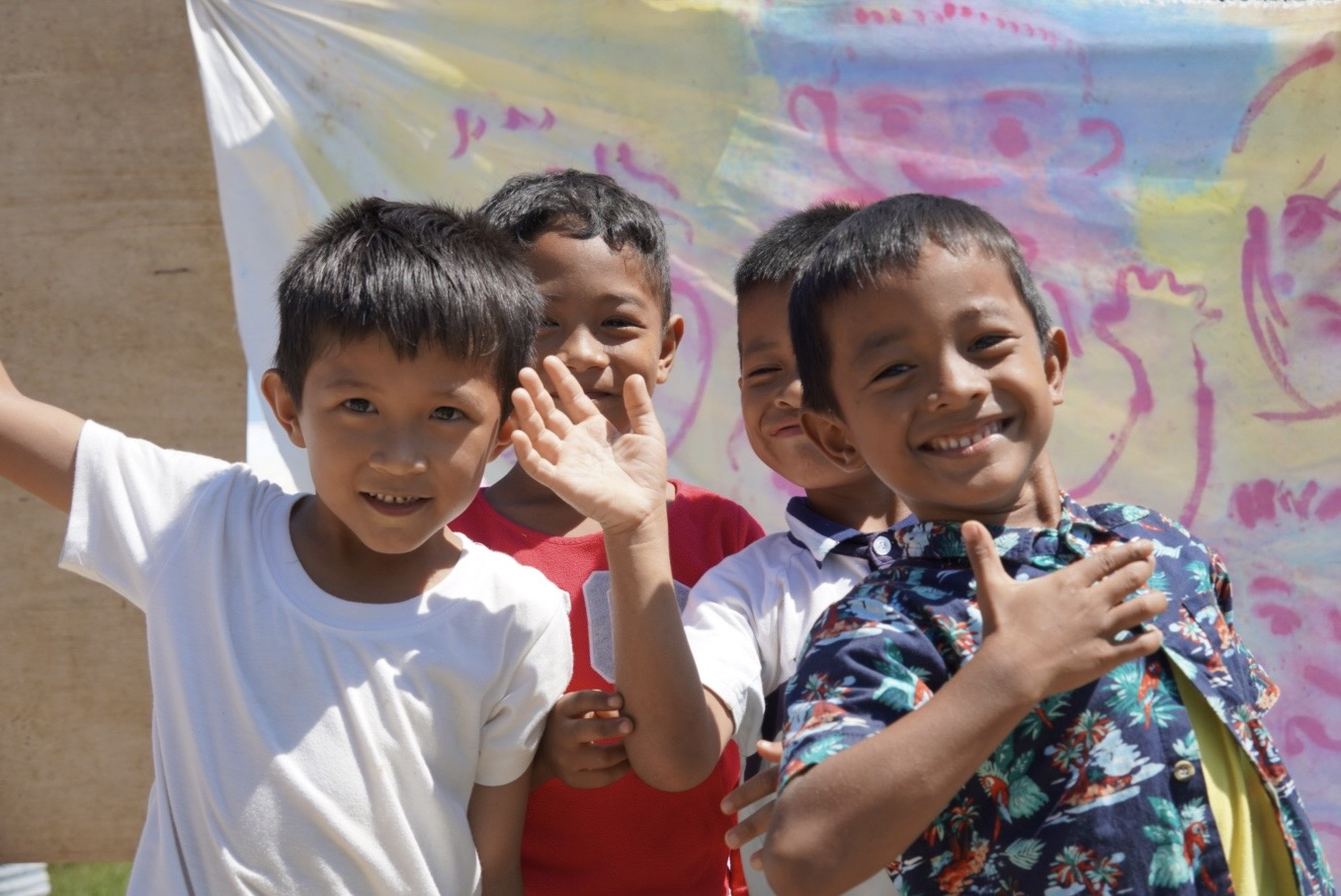 海の向こうの子どもたちにアートなお手紙を届ける「フィリピンへのお