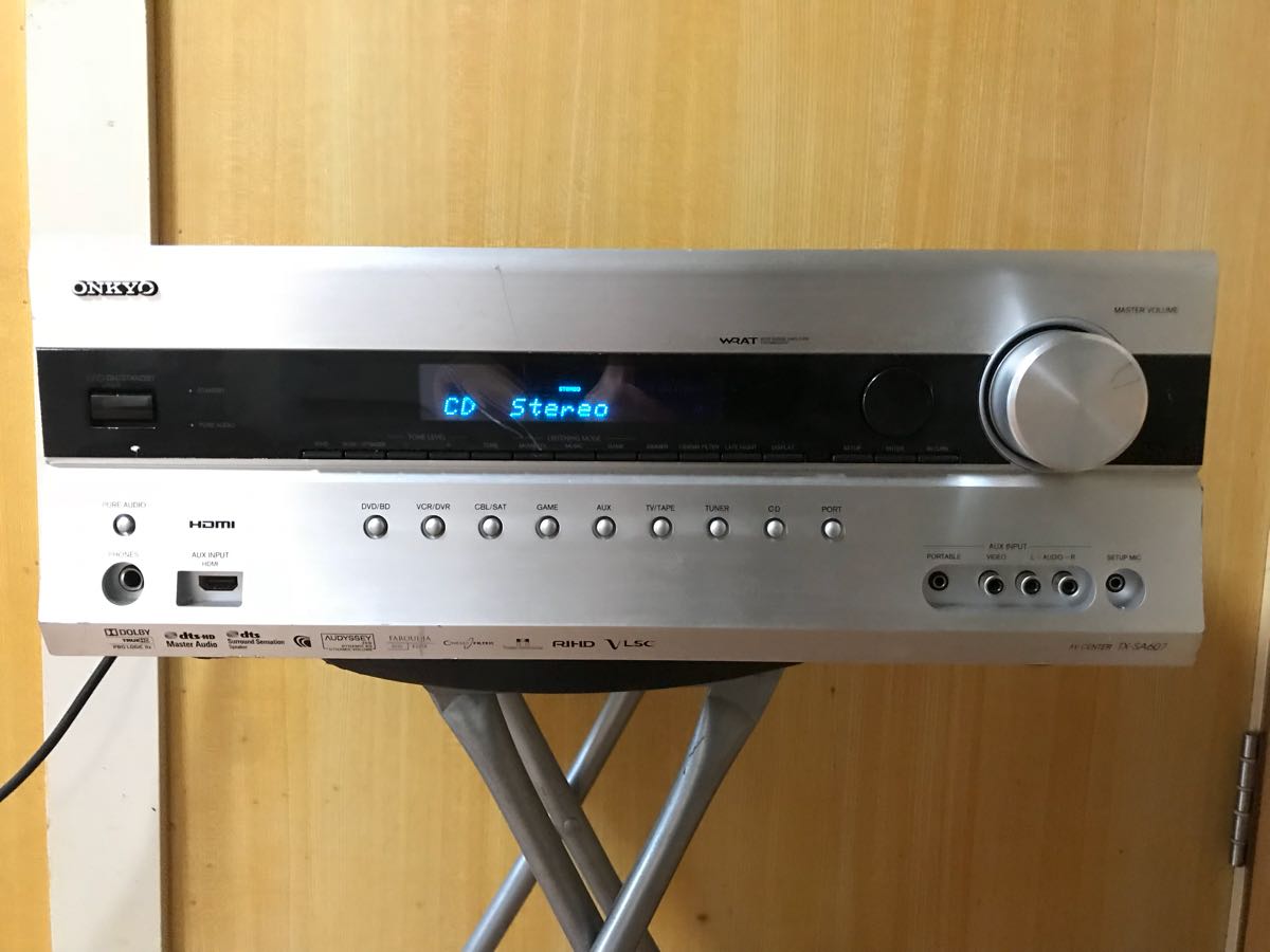 ONKYO TX-SA607 AVアンプ リモコン付き ONKYO TX-SA607 AVアンプ