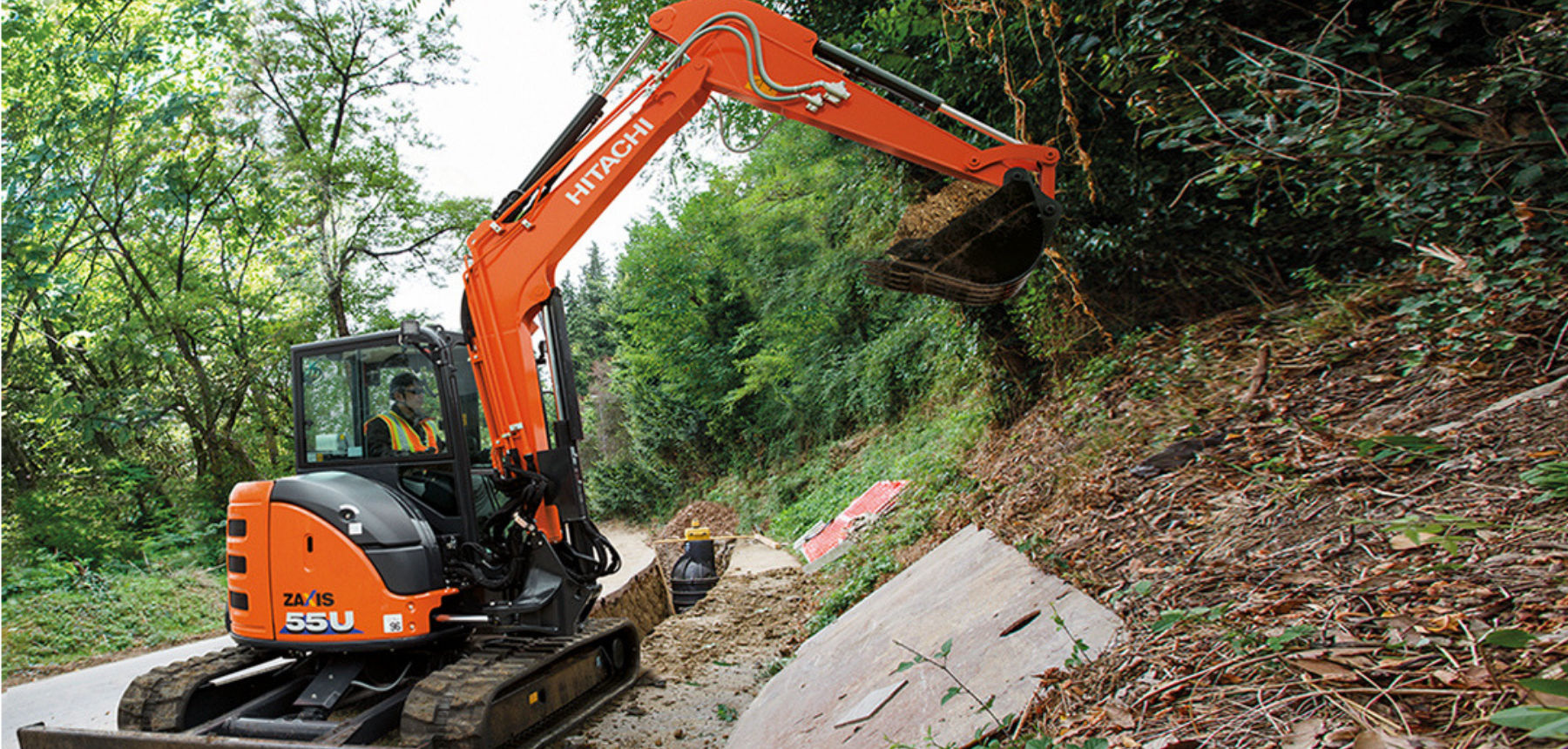 ZX55U-6 Mini Excavators - Hitachi Construction Machinery UK