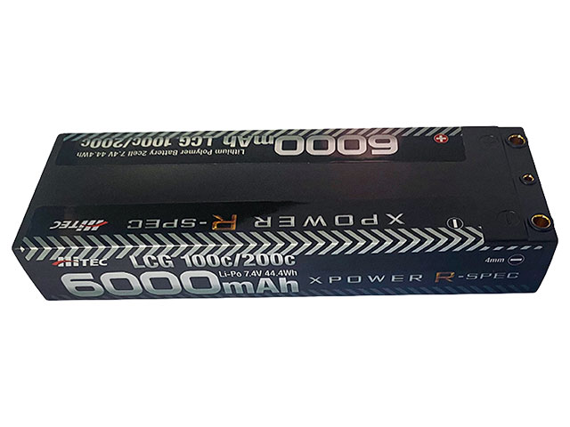 XPOWER R-SPEC Li-Po 7.4V 5000mAh 100C/200C | Hitec Multiplex Japan