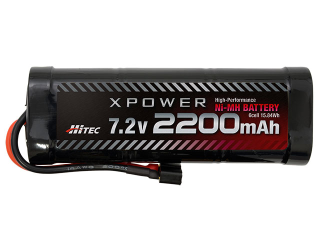 XPOWER Ni-MH 7.2V 2200mAh T型ディーンズコネクター | Hitec