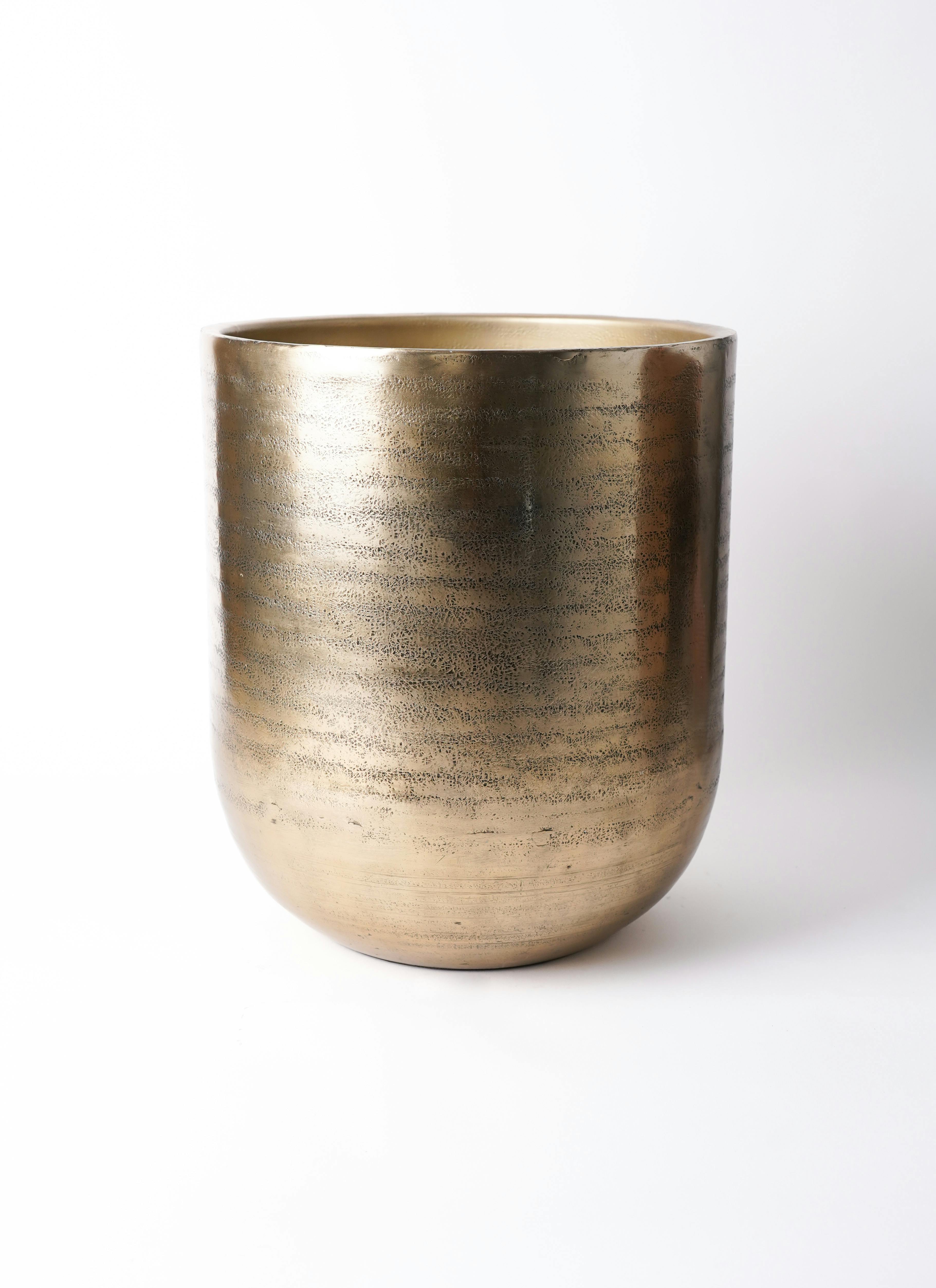 植木鉢 リト ラウンド 2号 受け皿付き #KONTON CE-002X03P | 鉢カバー