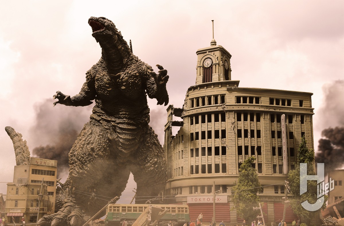 ゴジラ-1.0 ディオラマ】一番くじの「ゴジラ（2023）」で劇中のシーン