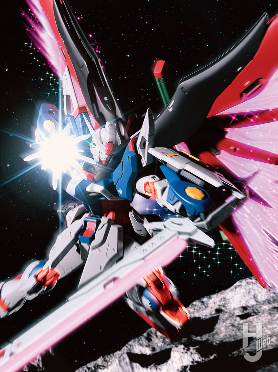 HG デスティニーガンダム」を“SpecII”カラーリング再現＆ディテール