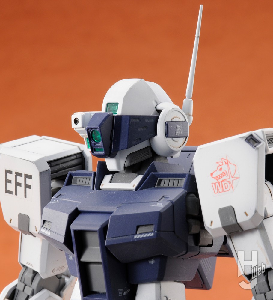 MG「ジム・スナイパーⅡ（ホワイト・ディンゴ隊仕様）」を細部の