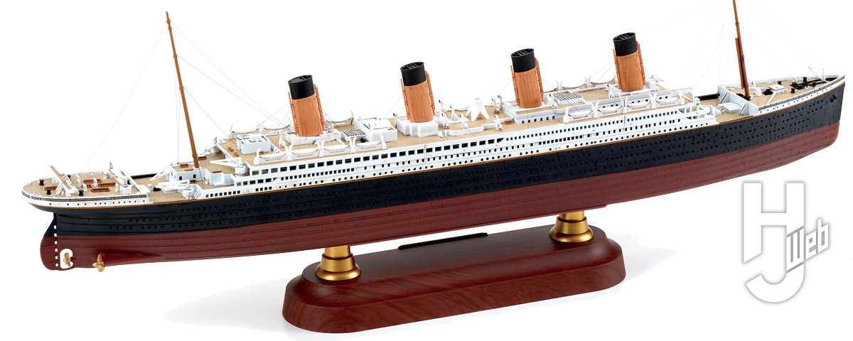 豪華客船タイタニック号」を製作！ LED内蔵のモンモデル1/700キットを