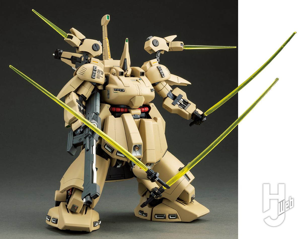 HGUCジ・O」を大胆にアレンジ！磁石を使用した開閉ギミックや肩の隠し