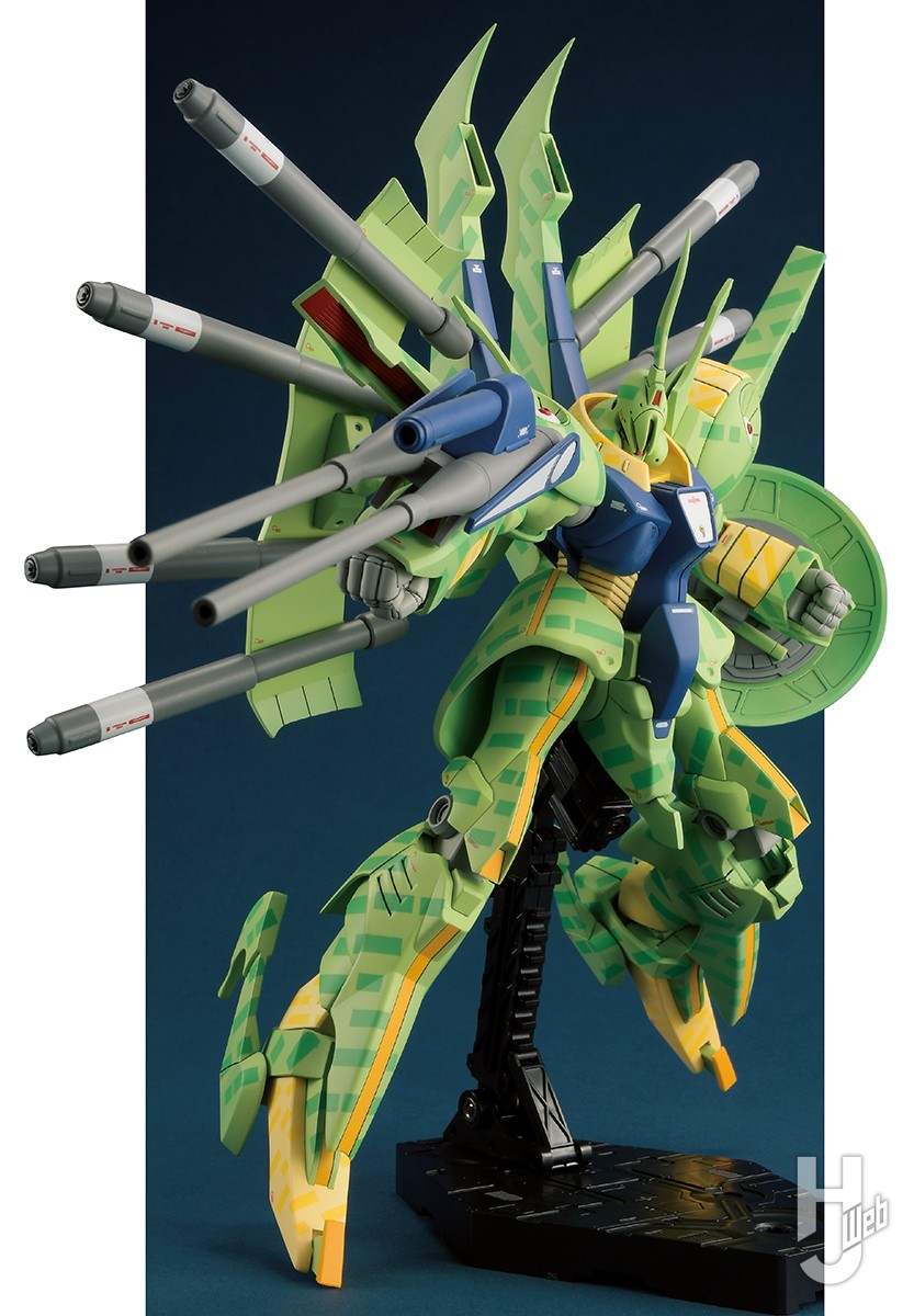 HGUCパラスアテネ」にオリジナルアレンジ！ 独特のシルエットとカラー