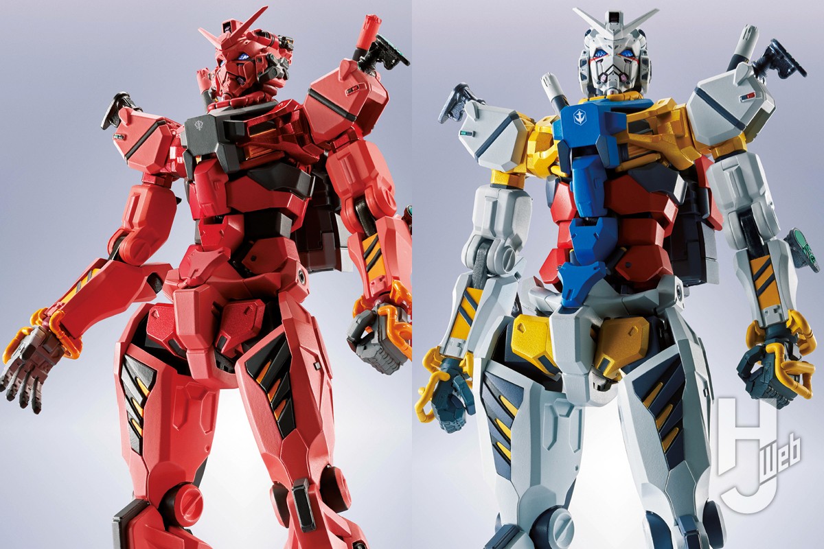 機動戦士Gundam GQuuuuuuX」より、赤いガンダムと白いガンダムがMETAL