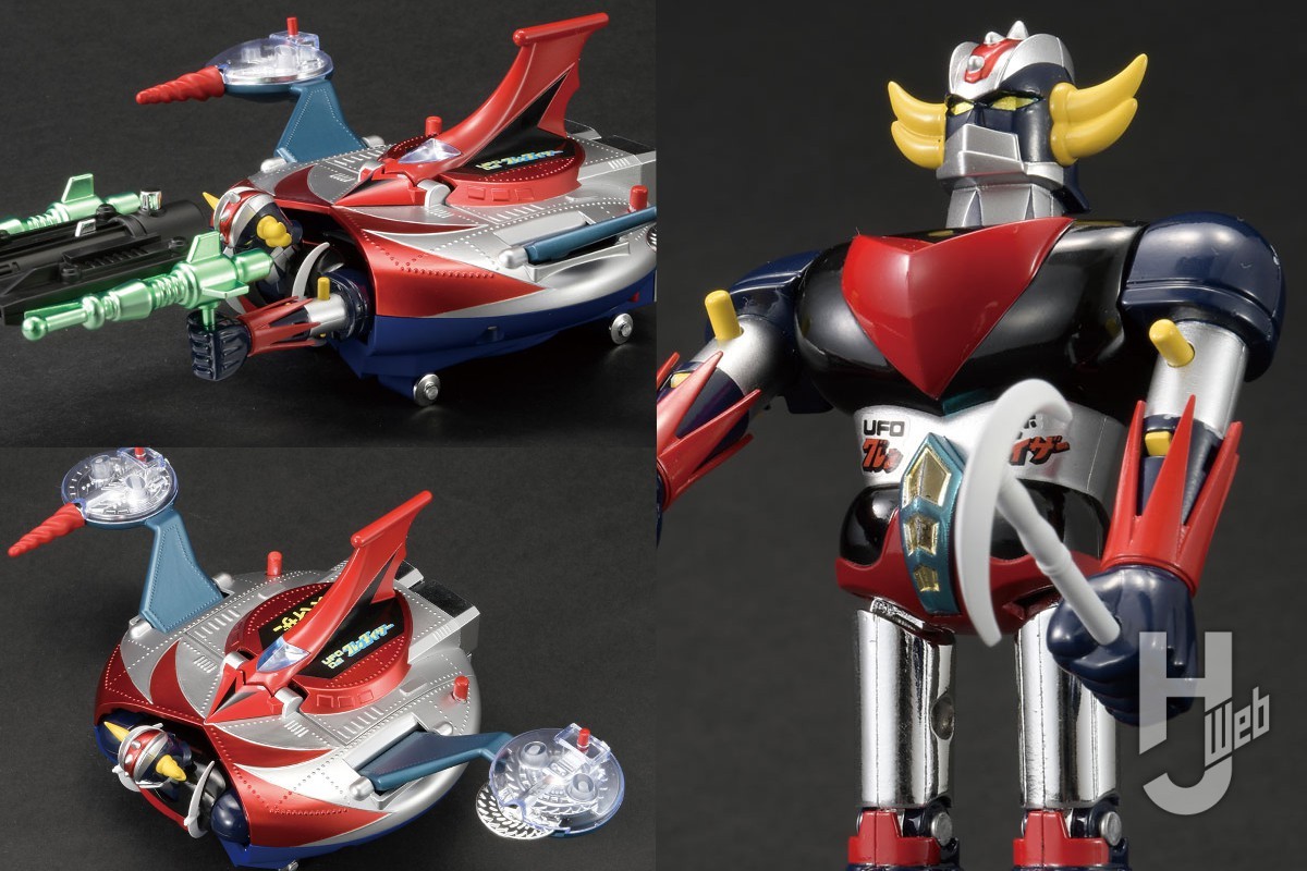 当時「超合金」初の合体システムが実装された「超合金DELUXE グレン