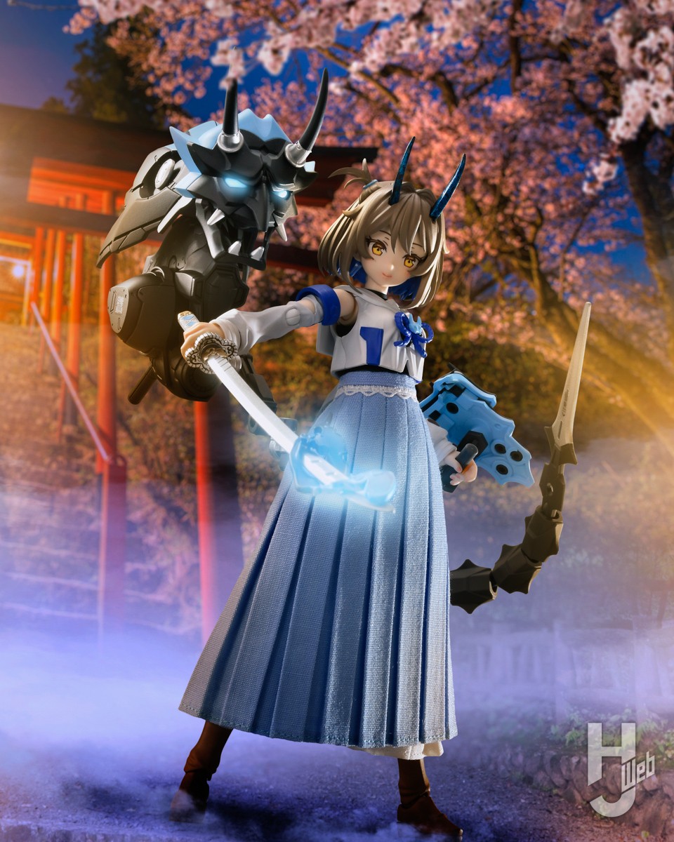 大正浪漫の鬼娘”爆誕!! 30MS「ソウレイ」を大正浪漫風にカスタマイズ