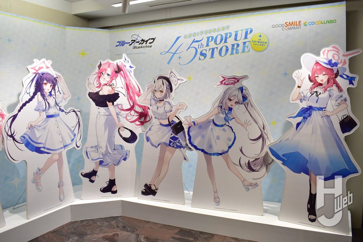 ブルアカ』4.5周年ポップアップストア開催中！ 展示フィギュアをフォト