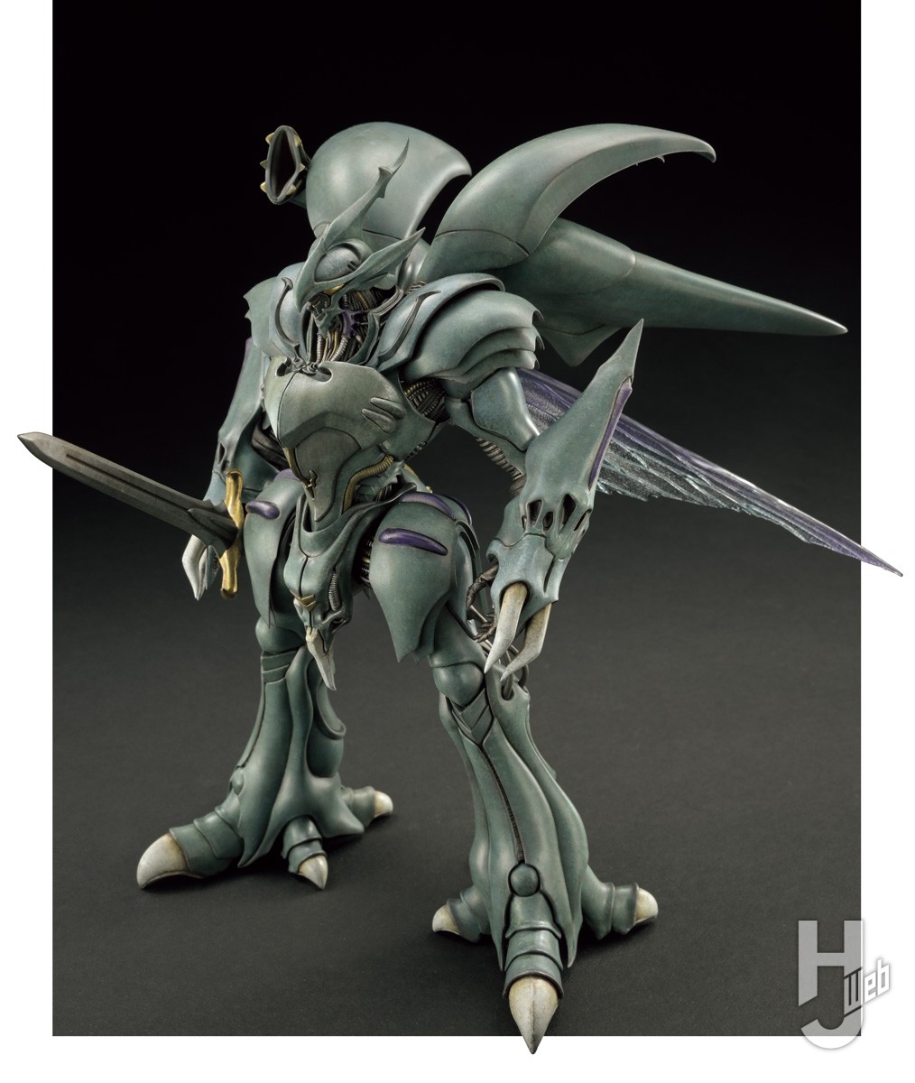 PLAMAX「ヴェルビン」をキットの素性を活かし、甲虫の鈍い光沢感とザラ