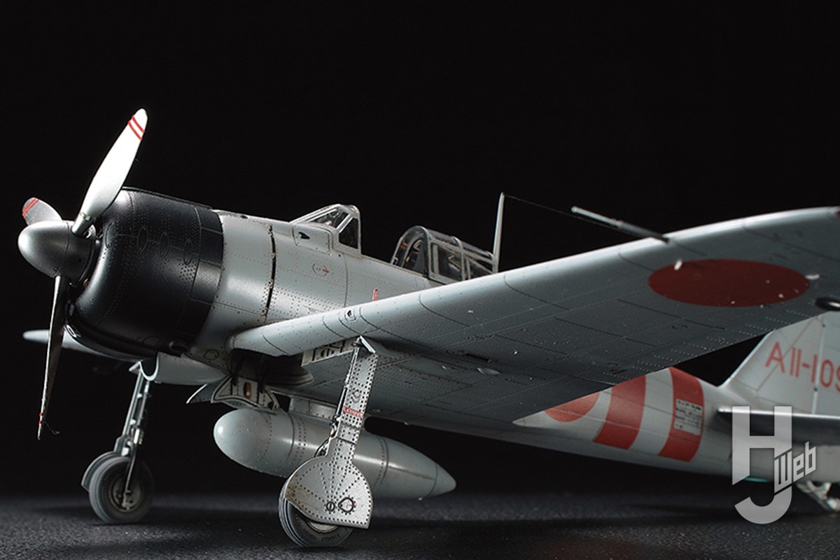 エデュアルド「零式艦上戦闘機 二一型」を空母「加賀」戦闘機隊の海鷲