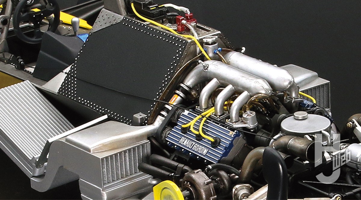 1/12のビッグスケールで「ルノー RE-20 ターボ」南アフリカGP優勝車を