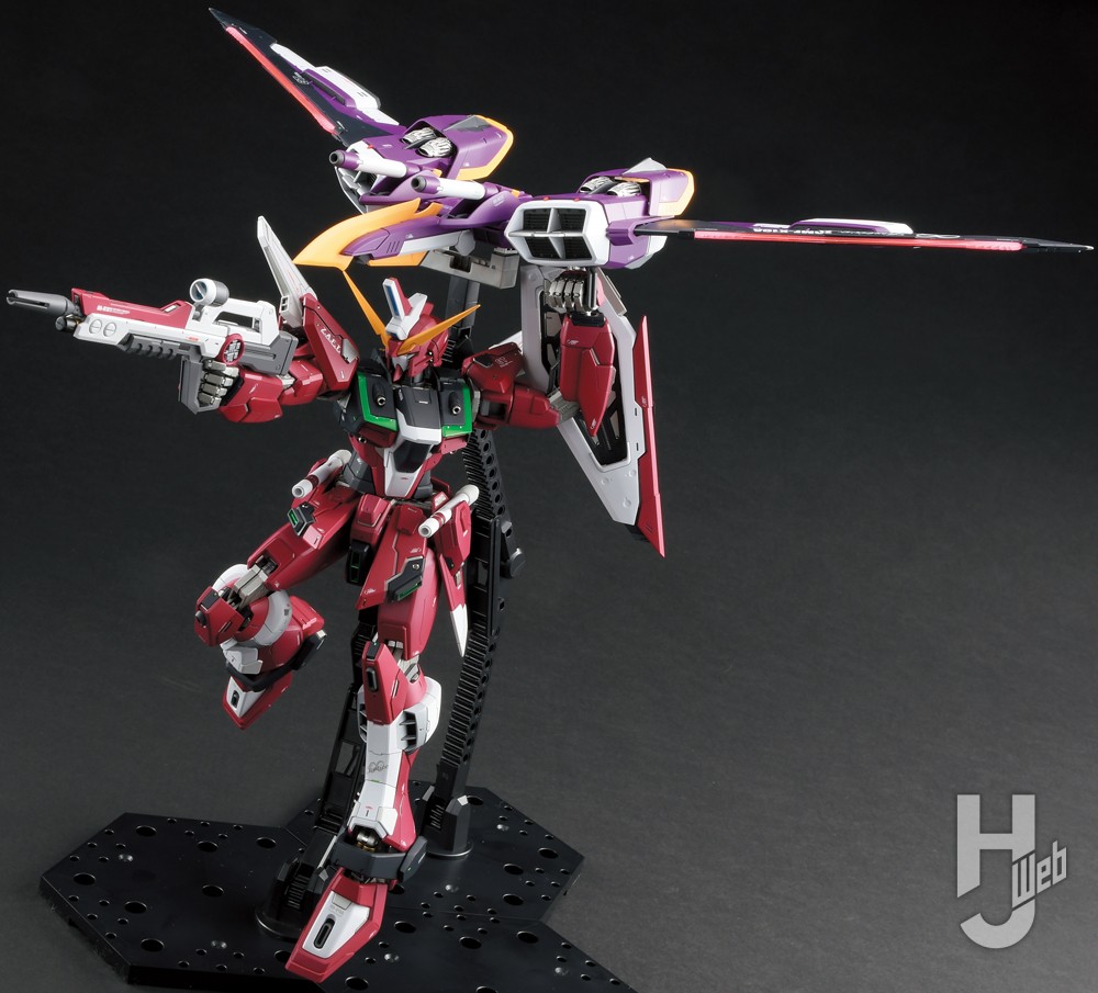 MGインフィニットジャスティスガンダム」をMGEXに並び立てるよう