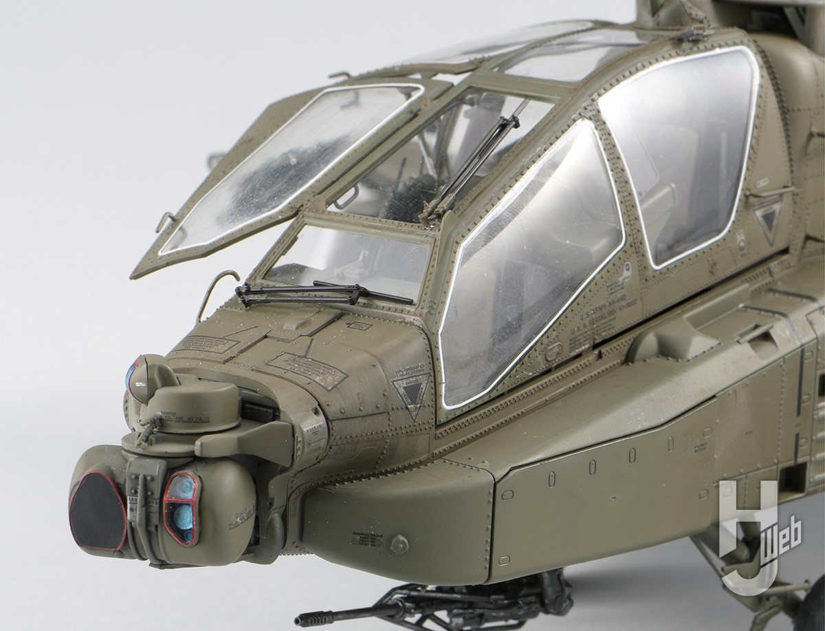 内部メカぎっしり！ モンモデルの大型キット「1/35 AH-64Dアパッチ