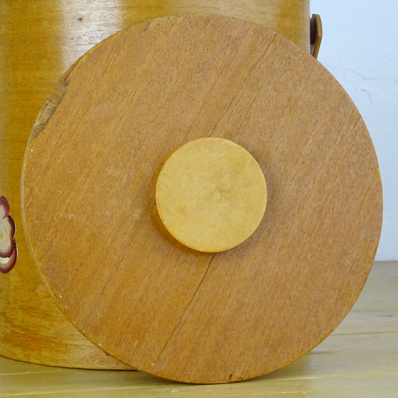 ヴィンテージ 木製 クッキー ジャー | アンティークショップ Home