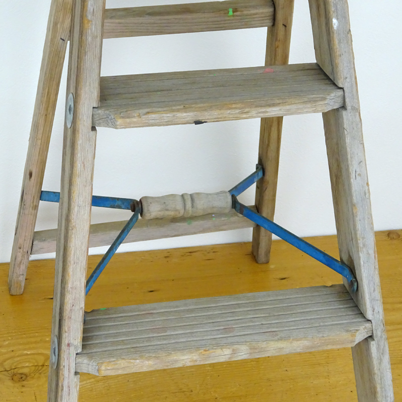 ヴィンテージ 木製 ステップ ラダー | アンティークショップ Home