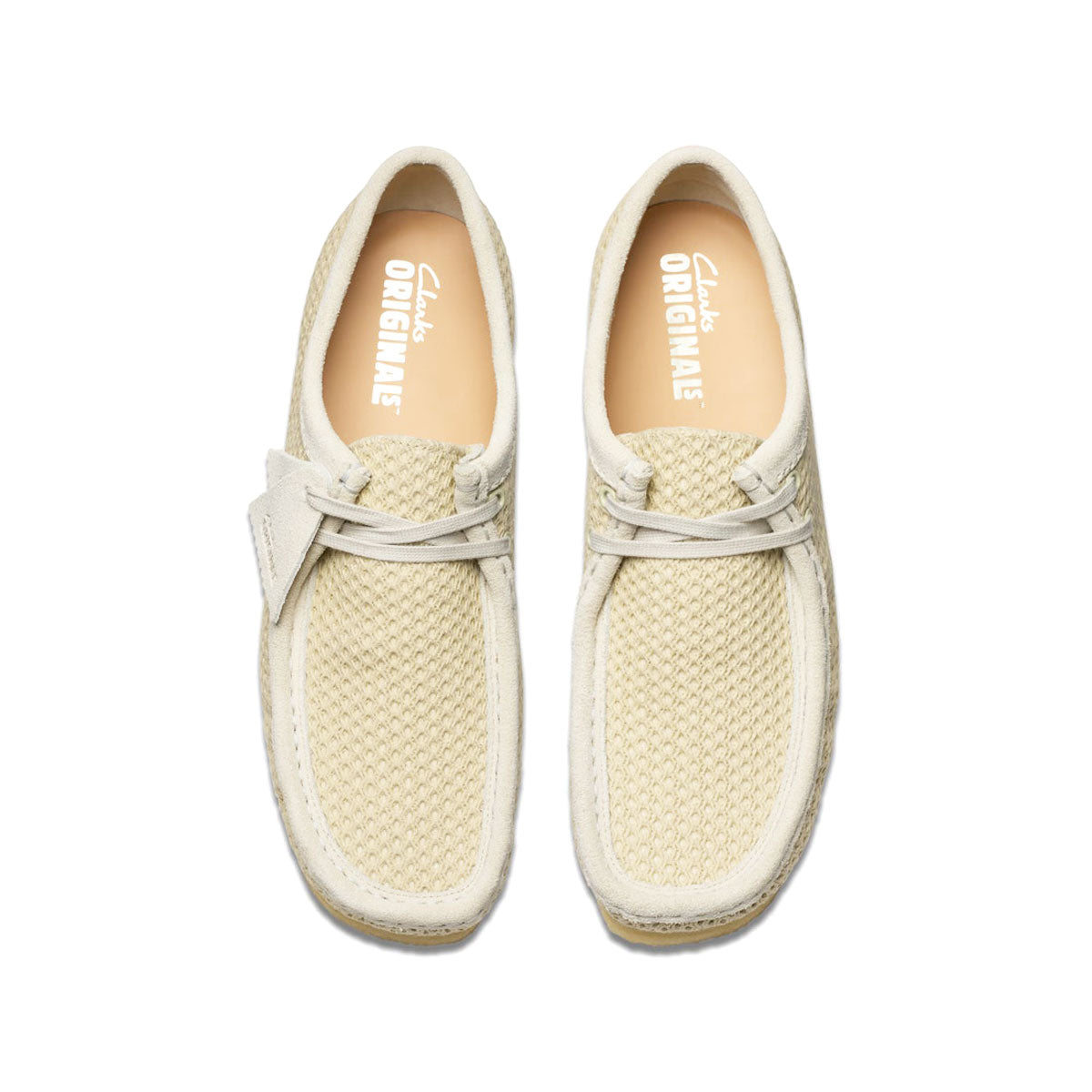 Clarks Original Wallabee Off White Mesh クラークスオリジナル