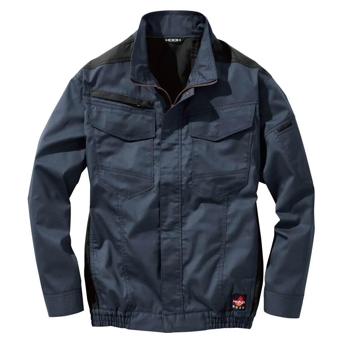 V4202難燃長袖ブルゾン 空調機能を取り入れたファン付き作業服- HOOH