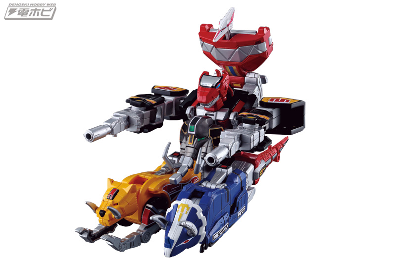 恐竜戦隊ジュウレンジャー』の「大獣神」が食玩「スーパーミニプラ