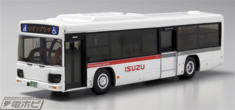 いすゞ自動車の路線バス「エルガ」が、スマホで操作できるRCカーに