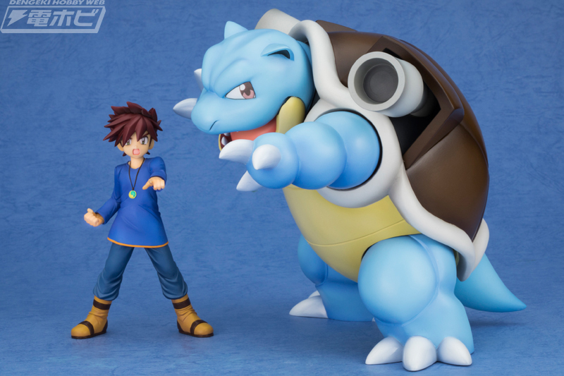 ポケモン』シゲル＆カメックスが熱いバトルシーンを想起させる力強い姿