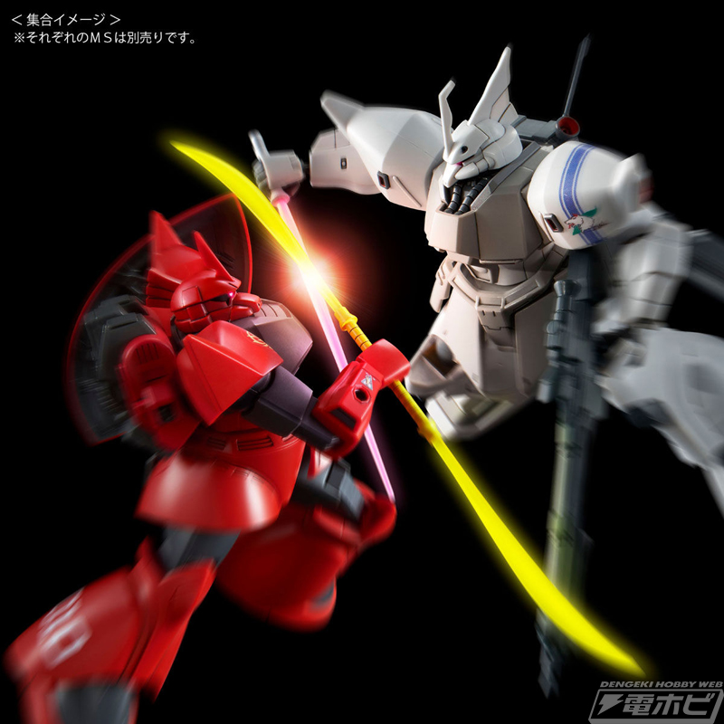 ガンプラ「HG ジョニー・ライデン専用ゲルググ」と「HG シン・マツナガ