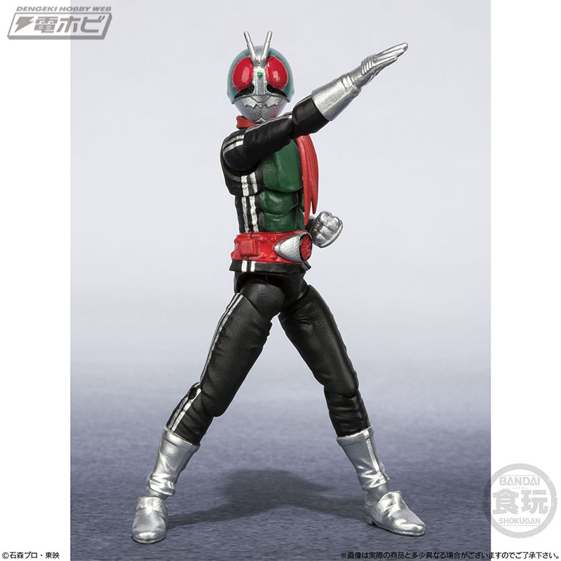 食玩「SHODO-X仮面ライダー」第3弾！新ライダー1号、2号に新サイクロン