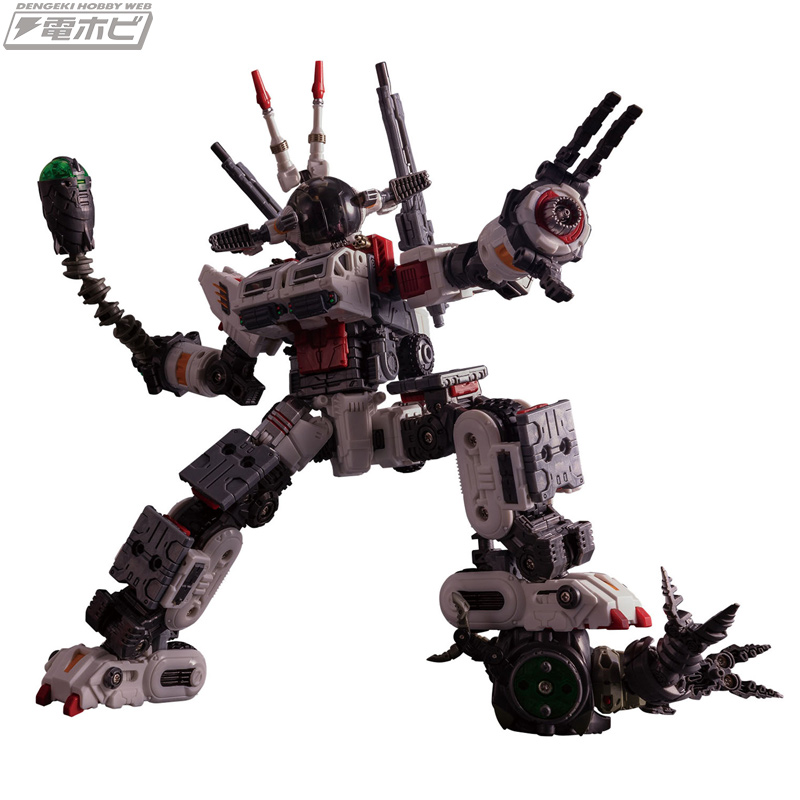 3機のメカが集合合体！ダイアクロン女性隊員専用機、ストライク