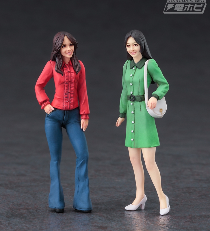 1/24スケール美女フィギュアの新作は'70ガールとハリウッドセレブ！JK