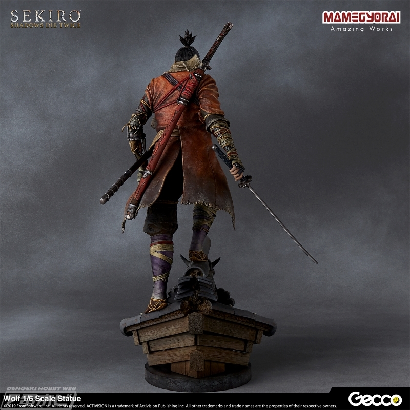SEKIRO』の主人公「狼」が1/6スケールのスタチューになって見参