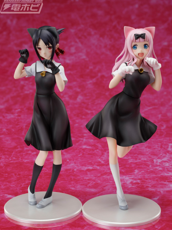 かぐや様は告らせたい』四宮かぐやと藤原千花が猫耳姿＆猫ポーズで