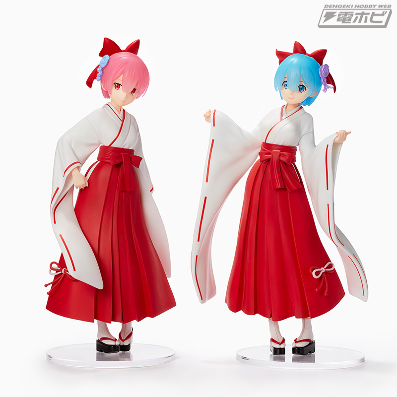 Re:ゼロ』メイド姉妹「ラム」＆「レム」がプライズフィギュア化