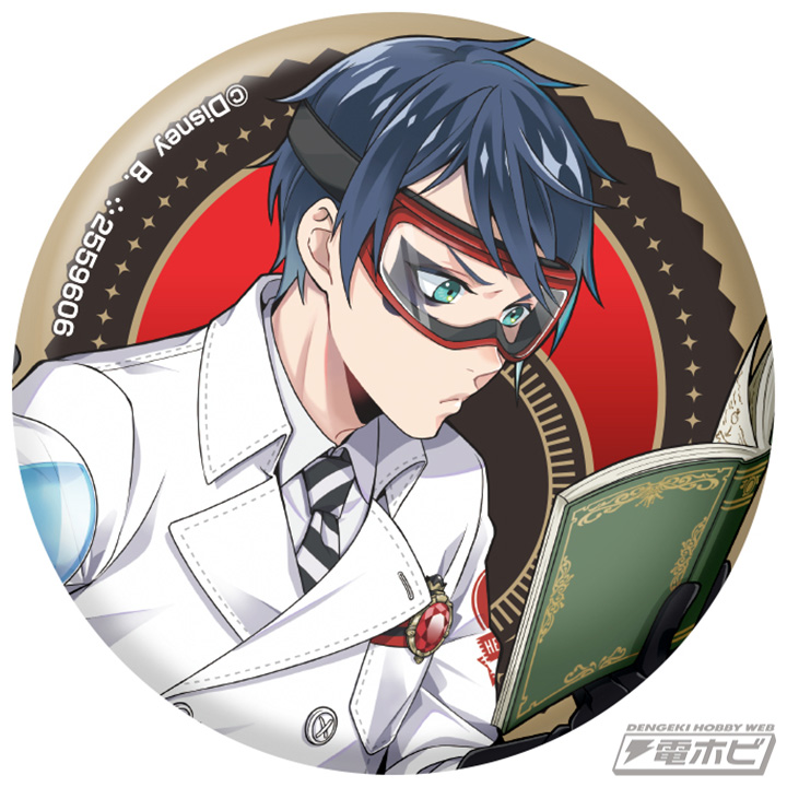 ディズニー ツイステッドワンダーランド』の缶バッジ第5弾に実験着の