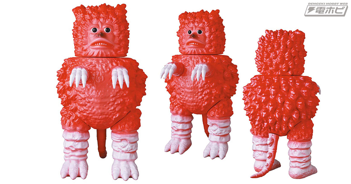 安楽安作が造る“逆襲”版「ガラモン」のソフビモデルがメディコム・トイ