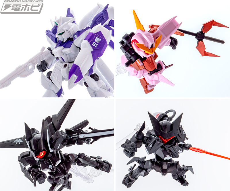 Hi-νガンダムやグラハムのフラッグ2機、ガンダムキュリオスといった