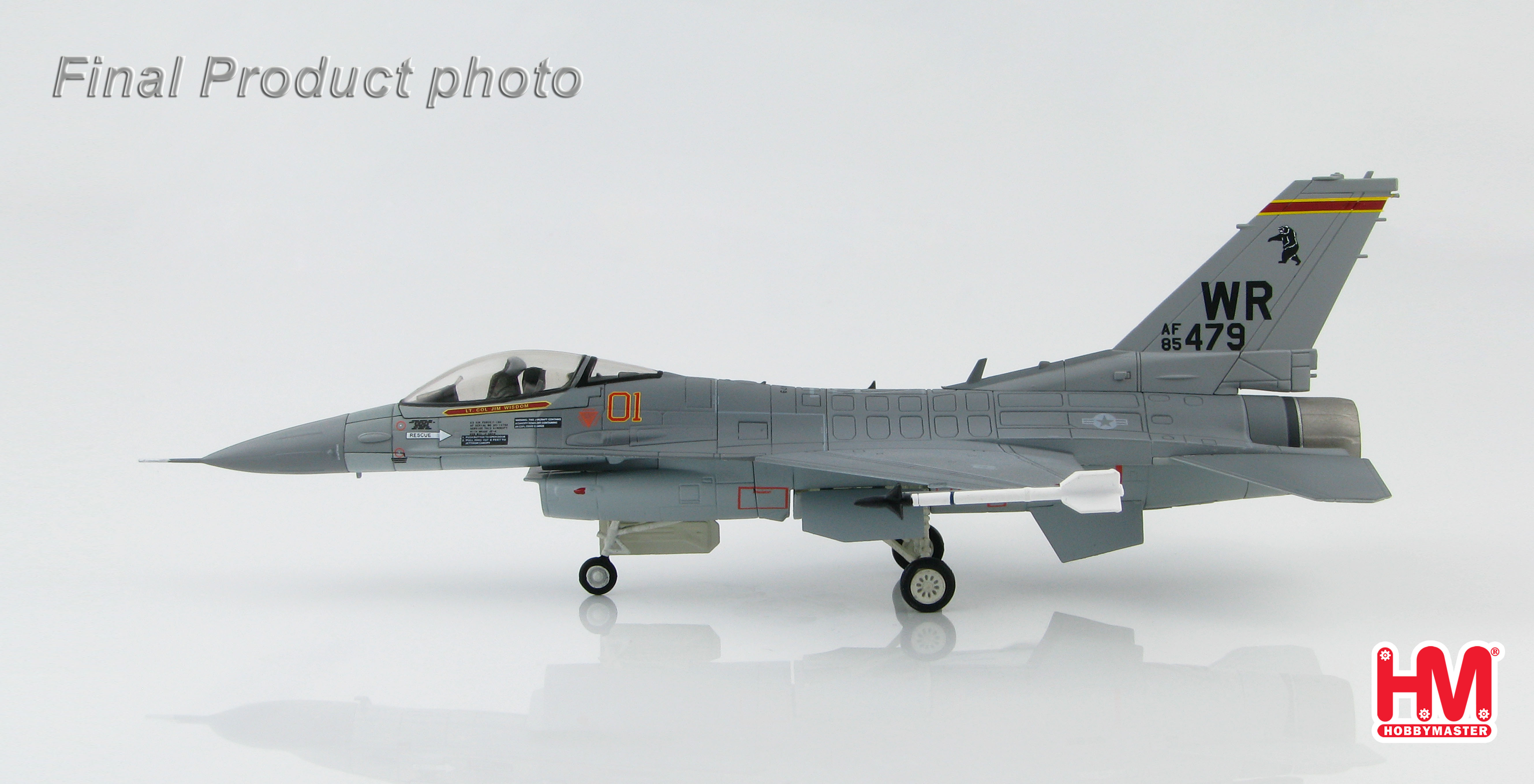 Lockheed F-16C Fighting Falcon 85-1479, 527th CO, June 1989