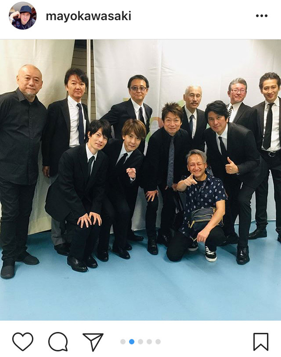 川崎麻世、ジャニーズOBとの写真を公開 メリーさんと再会「I