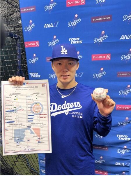山本由伸がメジャー初勝利、あのドジャースの伝説エースから称賛