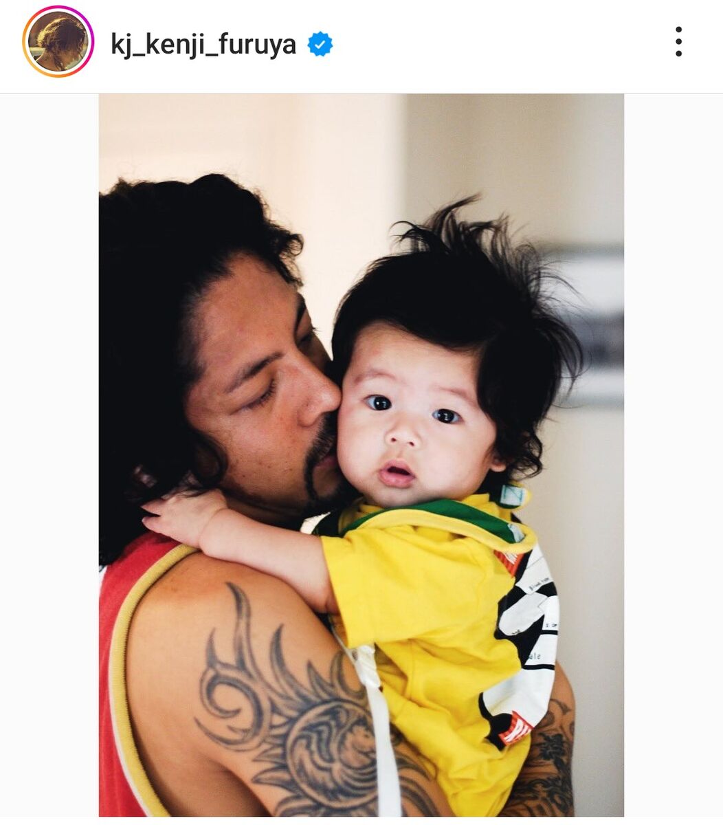 Dragon Ash」降谷建志、長男15歳を祝う親子ショット「もろ