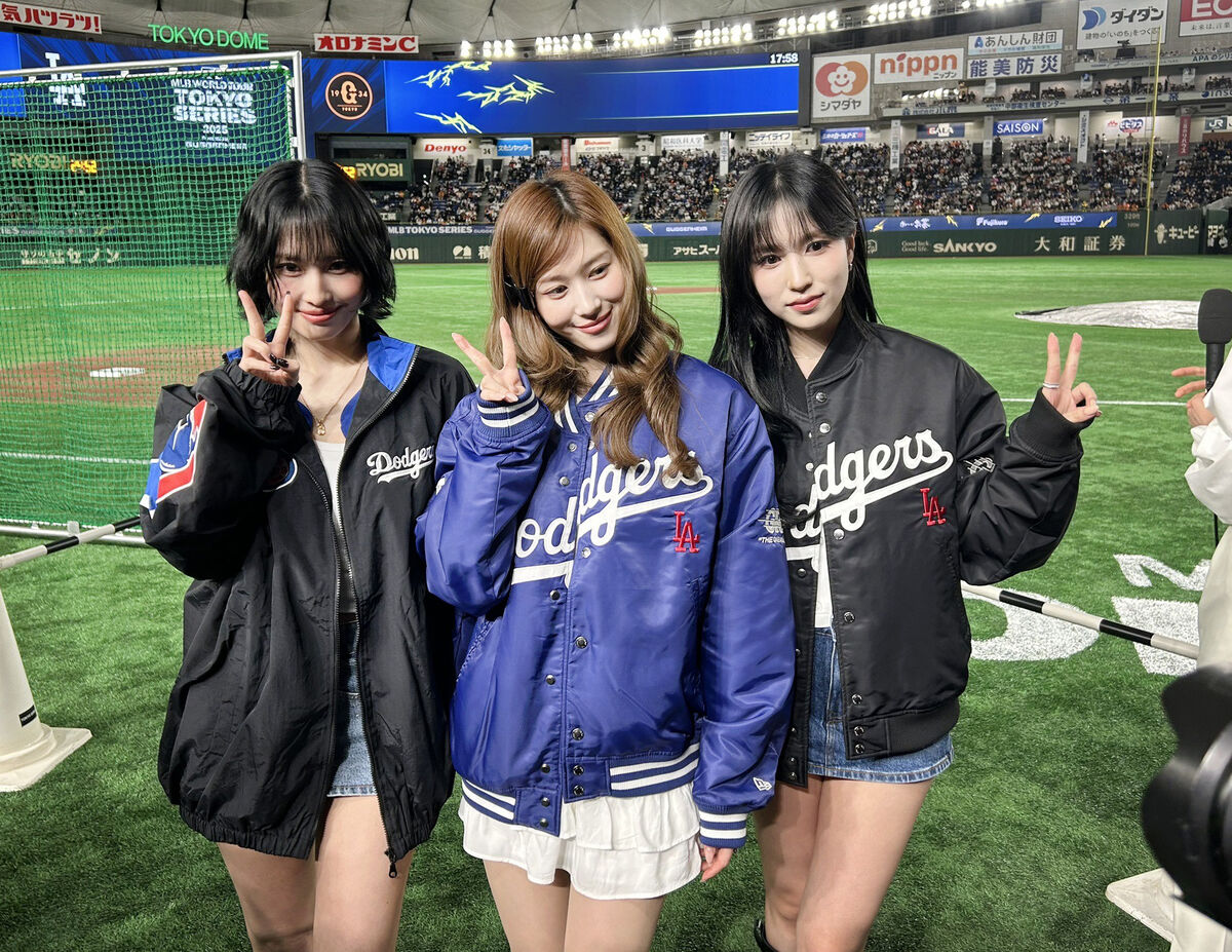 MISAMO」降臨で東京ドームが騒然！ 16日のドジャース戦で始球